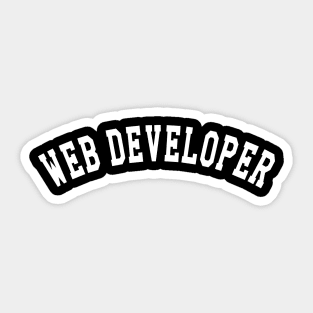 Web Developer Sticker